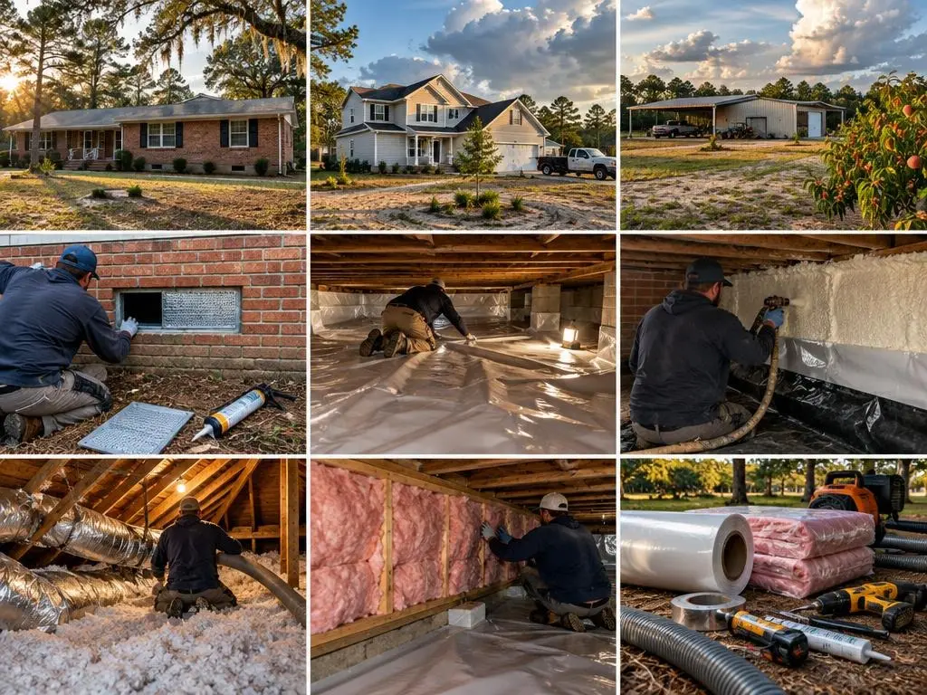 Crawl Space Insulation & Encapsulation in Warner Robins, GA